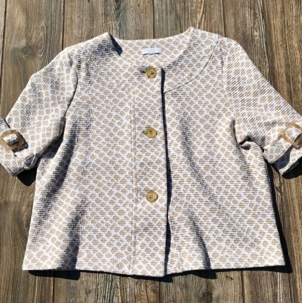 Charter Club women's petite blazer size large petite. - Picture 3 of 10
